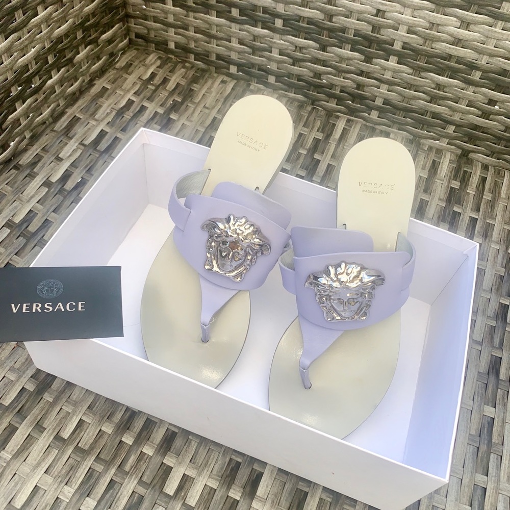 Versace Medusa head slippers